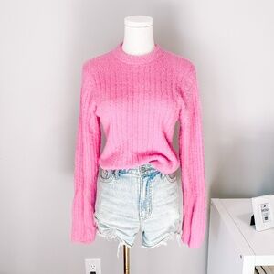 Pink Fuzzy Sweater